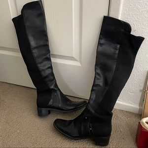 Marc Fisher Over the knee boots black leather